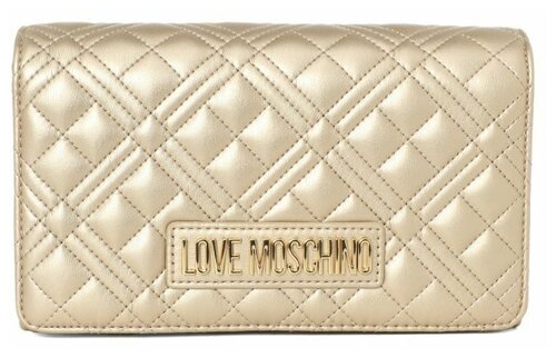 Сумка клатч LOVE MOSCHINO, золотой