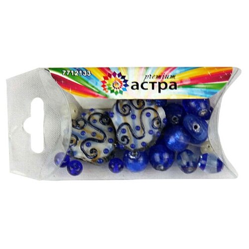 TR-2157 Набор декоративных бусин, упак./24 шт., Астра Premium