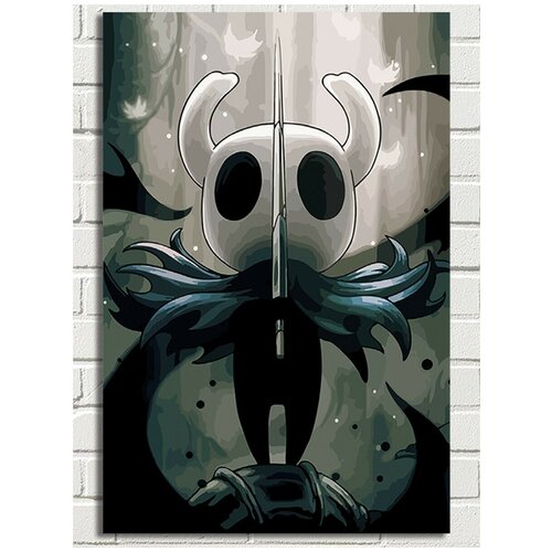 Картина по номерам игра Hollow Knight (Хорнет, Грязьмут, полый жук, платформер) - 8173 В 60x40 картина по номерам на холсте игра hollow knight 9438 в 60x40