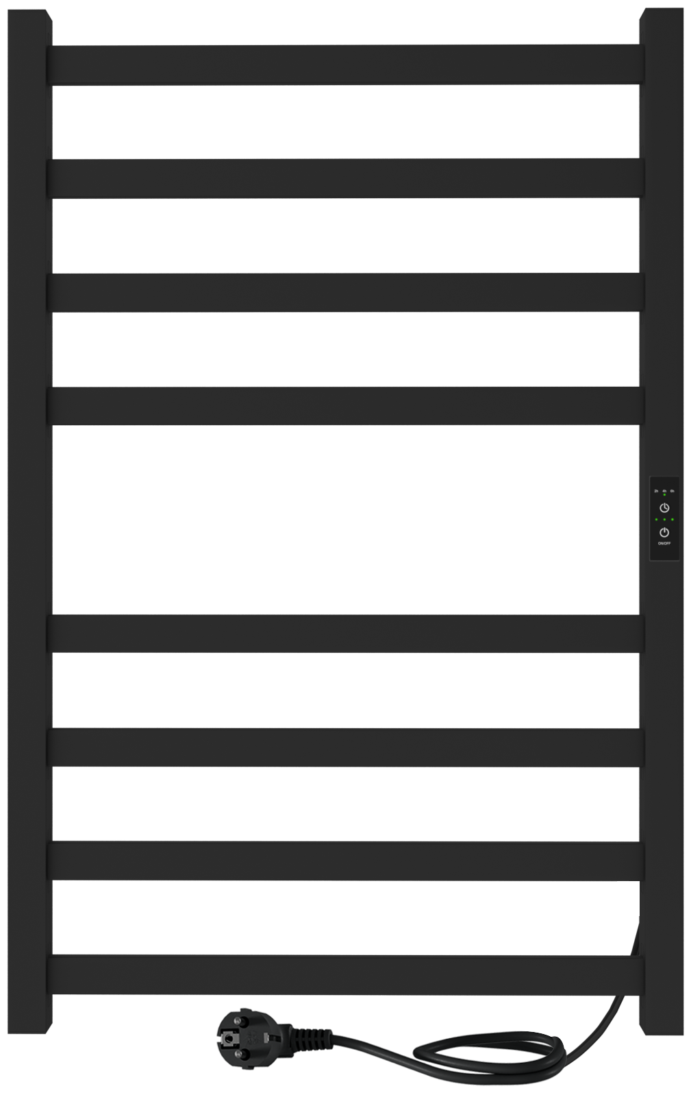 Полотенцесушитель Indigo Oktava Slim 3 б/п 800х500 (таймер,скр.монт) черный муар LСLOKS3E80-50BRRt