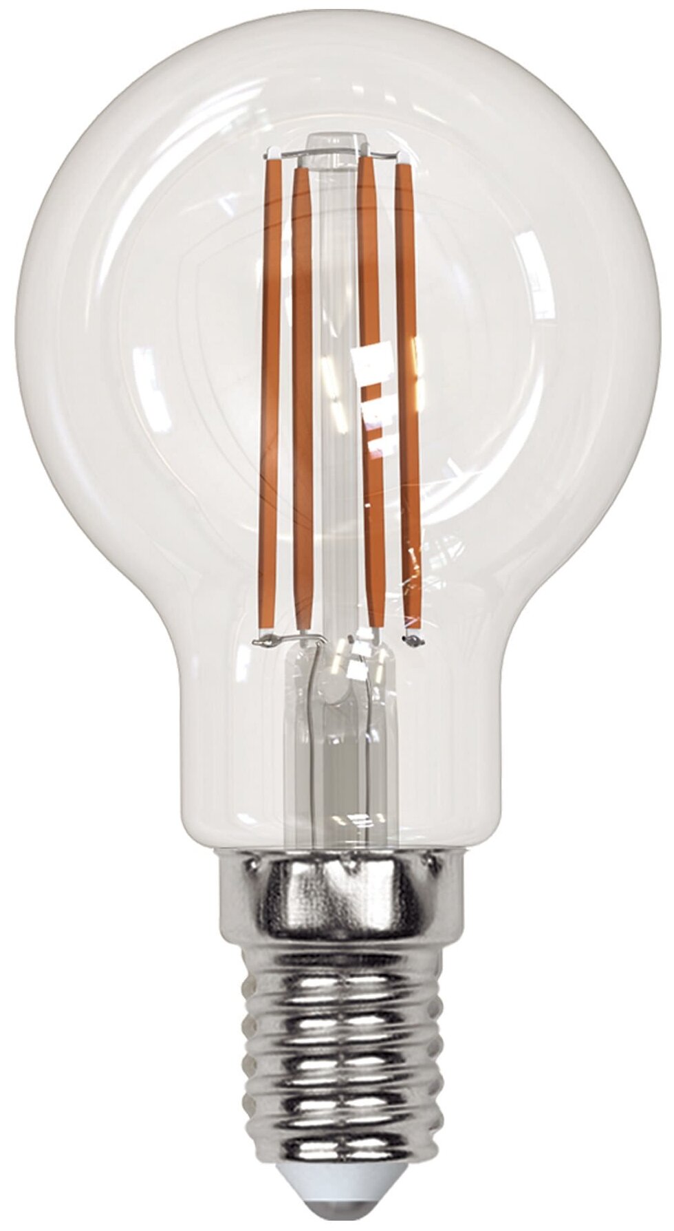 Uniel Лампа светодиодная шар белый свет (UL-00005906) Е14 13W 4000K прозрачная LED-G45-13W/NW/E14/CL