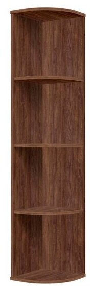 Стеллаж Polini Home Smart угловой радиусный, 4 секции, винтаж