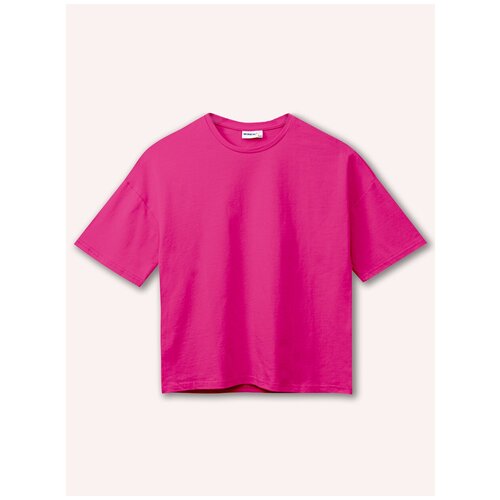 Однотонная футболка для девочек и мальчиков Winkiki WJG12224/WKG12202 Фуксия 122 размер
