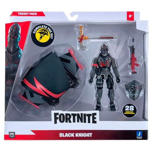 Игровой набор Jazwares Fortnite Black Knight с аксессуарами PP FNT0809 фигурка fortnite wild card black