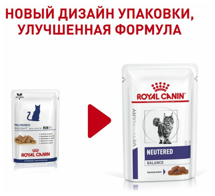 Royal Canin Neutered Balance Feline для взрослых стерилизованных котов и кошек до 7 лет полнорационный диетический - 12шт х 85г - фотография № 5