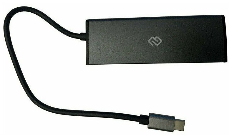 Разветвитель Usb-c Digma Hub-2u3.0сau-uc-g 5порт. серый Hub-2u3.0сau-uc-g