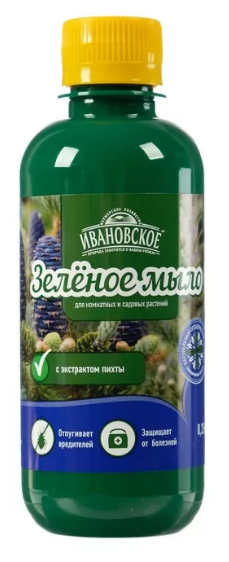 Зеленое мыло с пихтовым экстрактом, Ивановское, 0,25 л