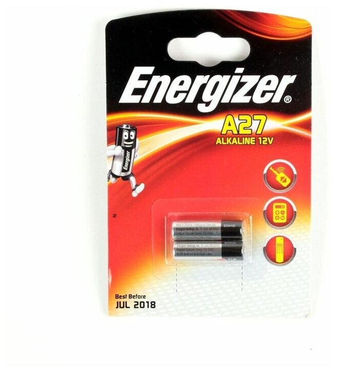 Батарейка Energizer Alkaline A27 12 В BL2