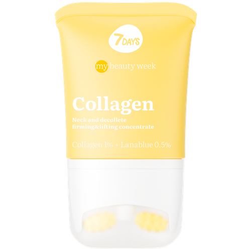 Крем-концентрат для шеи и зоны декольте 7DAYS My beauty week Collagen укрепляющий с лифтинг-эффектом массажер для лица