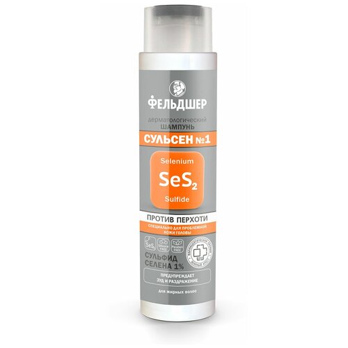 Шампунь Фельдшер дерматологический от перхоти Сульсен №1, 400 мл