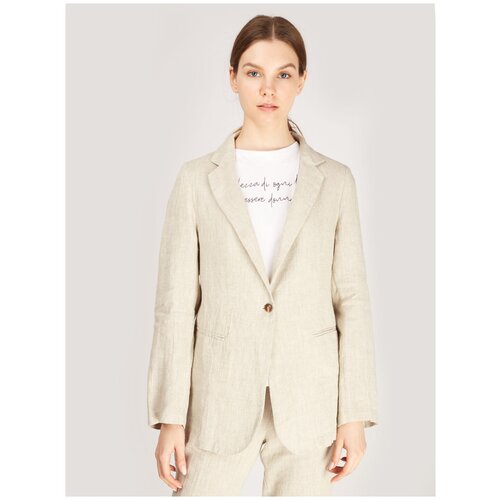 фото Костюм льняной однобортный alessia santi