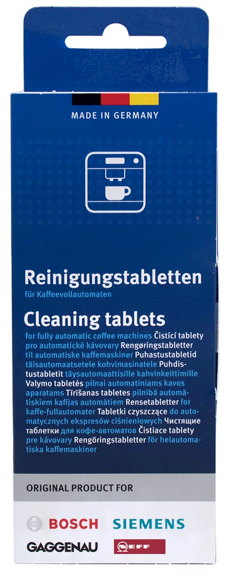 Таблетки для очистки кофемашин от эфирных масел Bosch/Siemens 311969,10 шт.