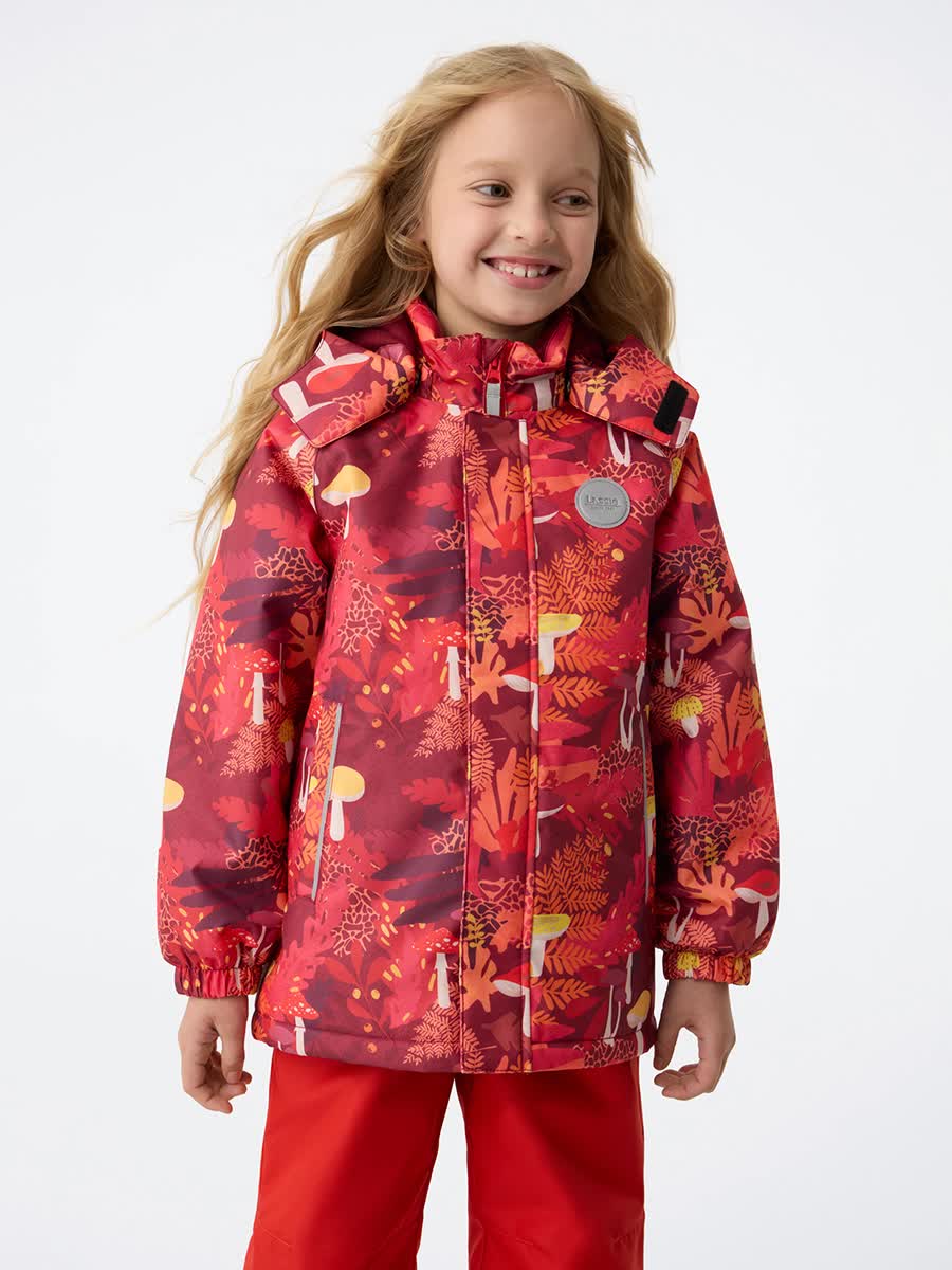 Комплект верхней одежды Lassie Vari, размер 122, , красный — фото 1