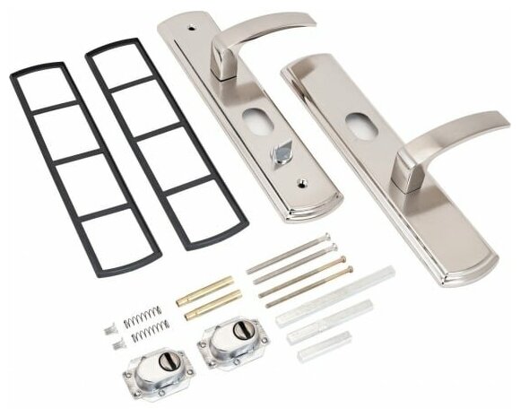 Комплект ручек для китайских металлических дверей Аллюр РН-А300 Y универсальная