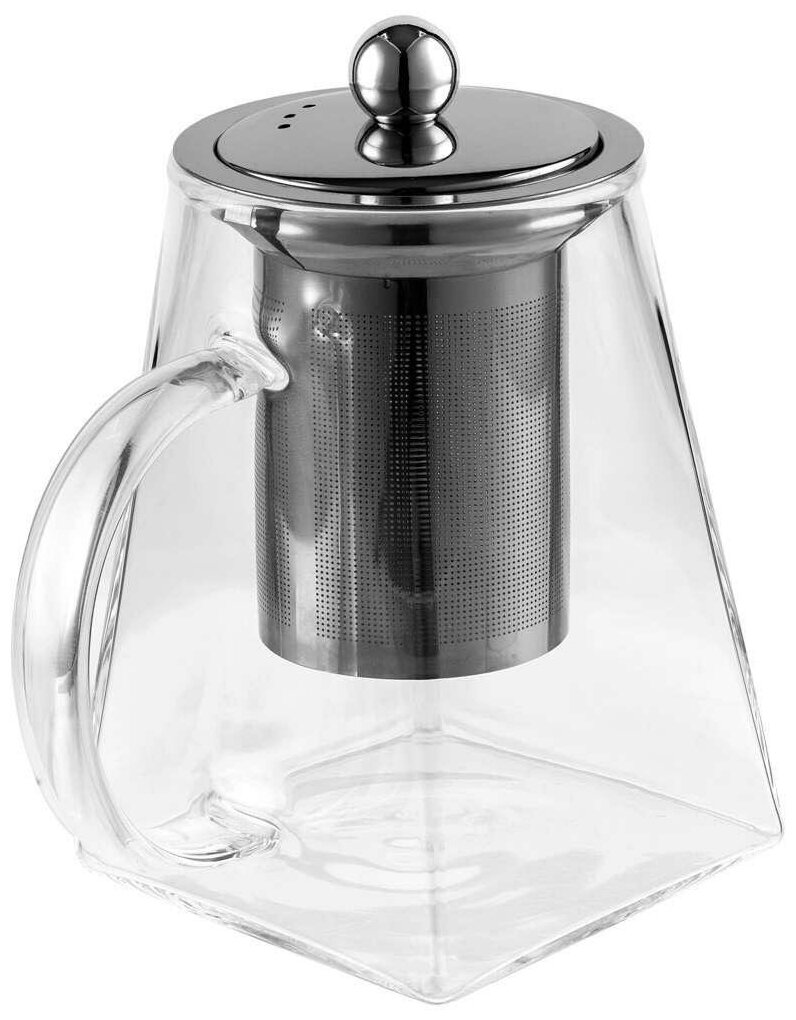 Стеклянный жаропрочный заварочный чайник Kelli KL-3217 / 1 л - фотография № 8
