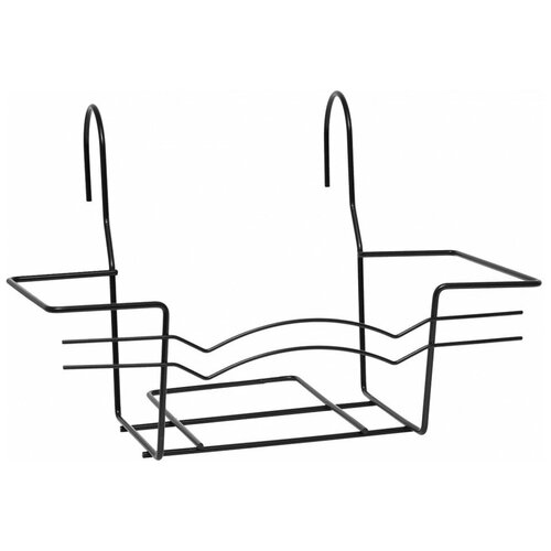 Держатель для балконного ящика Протэкт 40 см, черный ДЯ-40