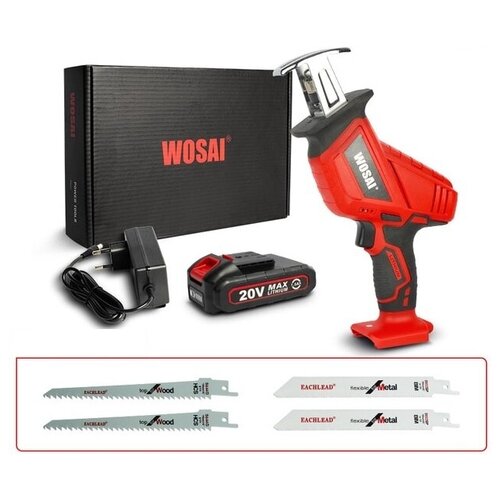Пила аккумуляторная сабельная WOSAI 20В 15Ач WS-M3-A1 499000₽