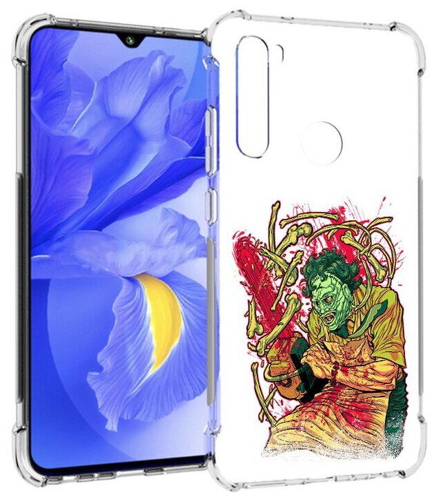 Чехол задняя-панель-накладка-бампер MyPads яркий мясник для Xiaomi Redmi Note 8T противоударный