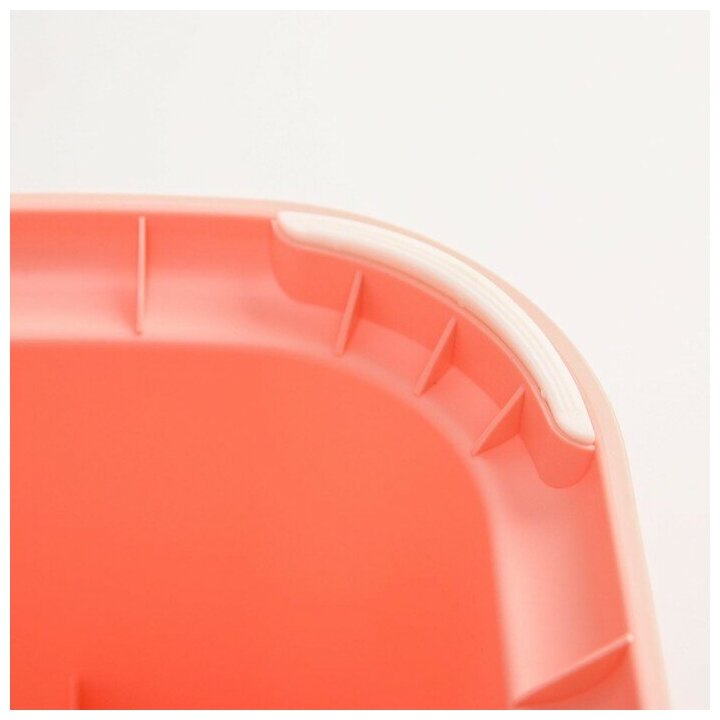 Табурет-подставка детский, цвет светло-розовый - фотография № 4