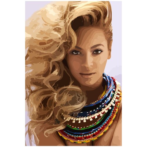 Картина по номерам на холсте Beyonce - 225 40X60 картина по номерам на холсте beyonce 231 40x60