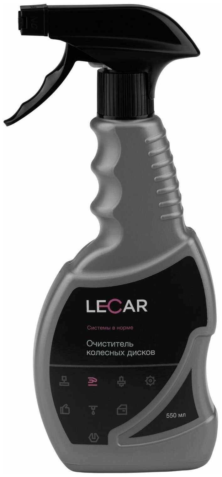 LECAR LECAR000013312 Очиститель колесных дисков LECAR 550 мл. (триггер)