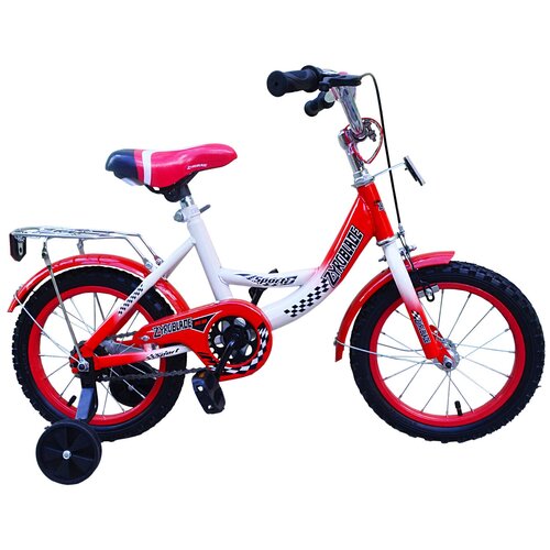 Детский велосипед с боковыми колесами