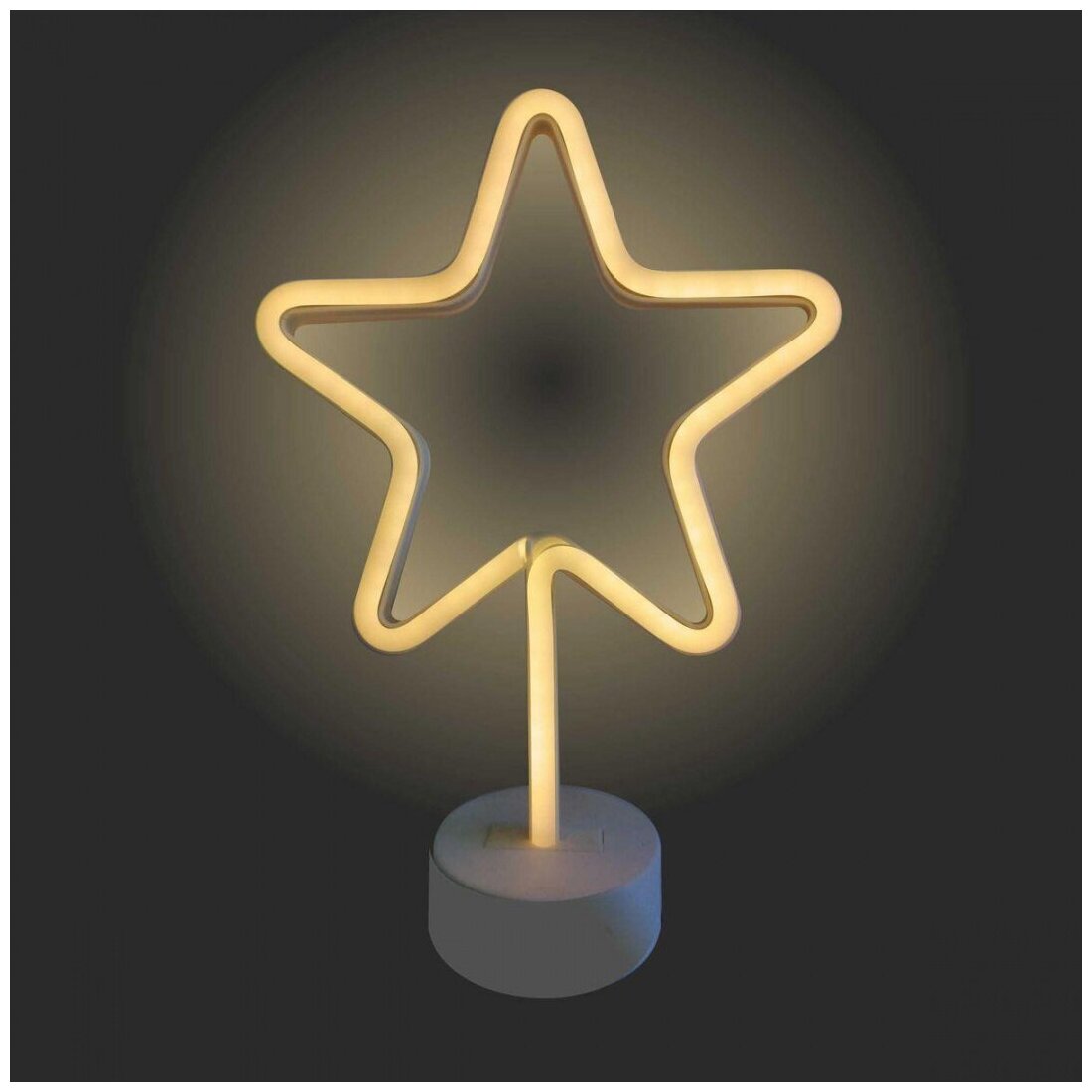 Неоновый светодиодный ночник для интерьера детской или спальни Apeyron Звезда / IP20 / 3Вт / 12-68 - фотография № 4