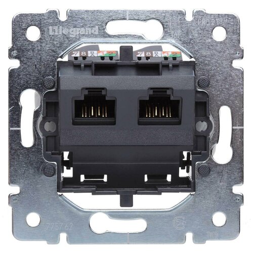 Розетка компьютерная 2хRJ45 Legrand Galea Life 6 кат UTP 775823