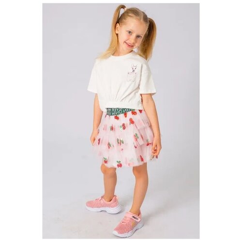 фото Футболка colabear, размер 106 см, белый, 683663