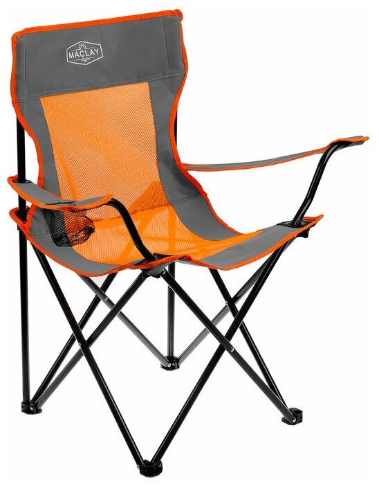 Кресло туристическое складное, с подстаканником, 50 х 50 х 80 см, до 100 кг./В упаковке шт: 1