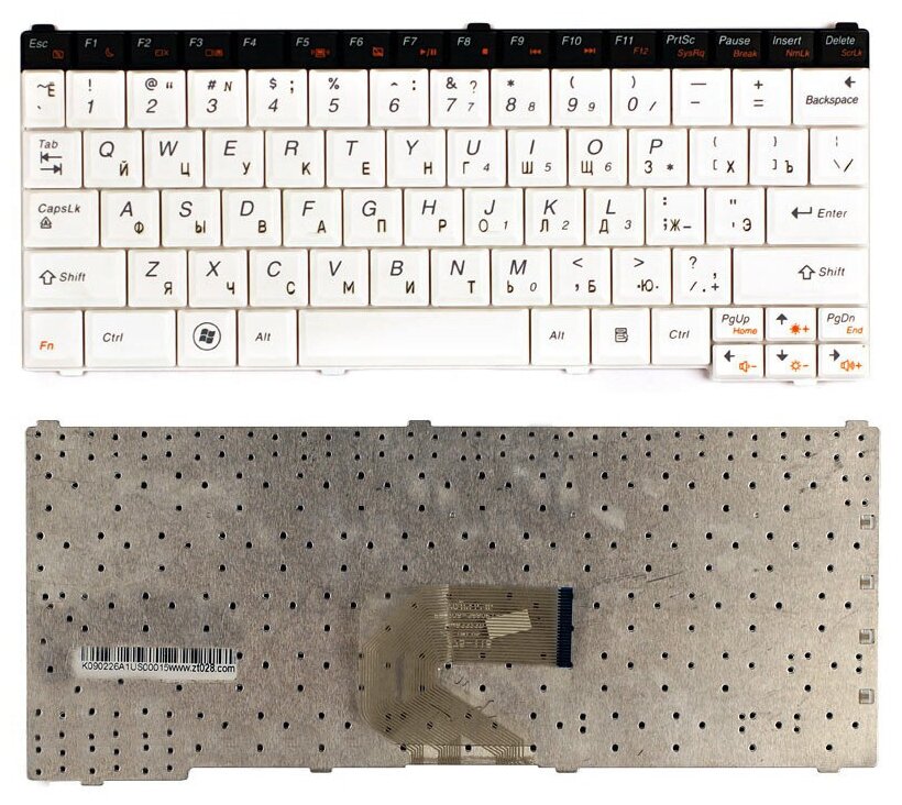Клавиатура для нетбука Lenovo 25-009711 русская белая 1560₽