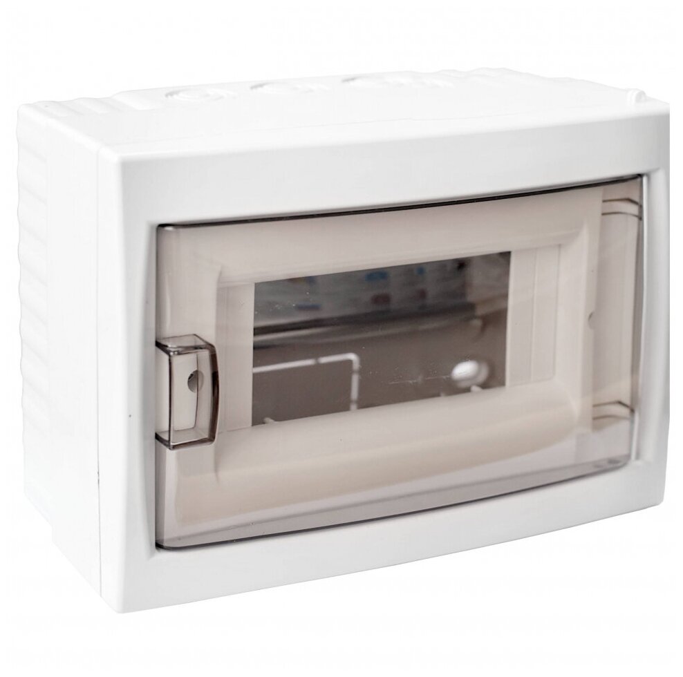 Бокс пласт. 8 модулей наружный с крышкой IP 20, BYLECTRICA (212х147,7х104 мм) (КНО-8Д)