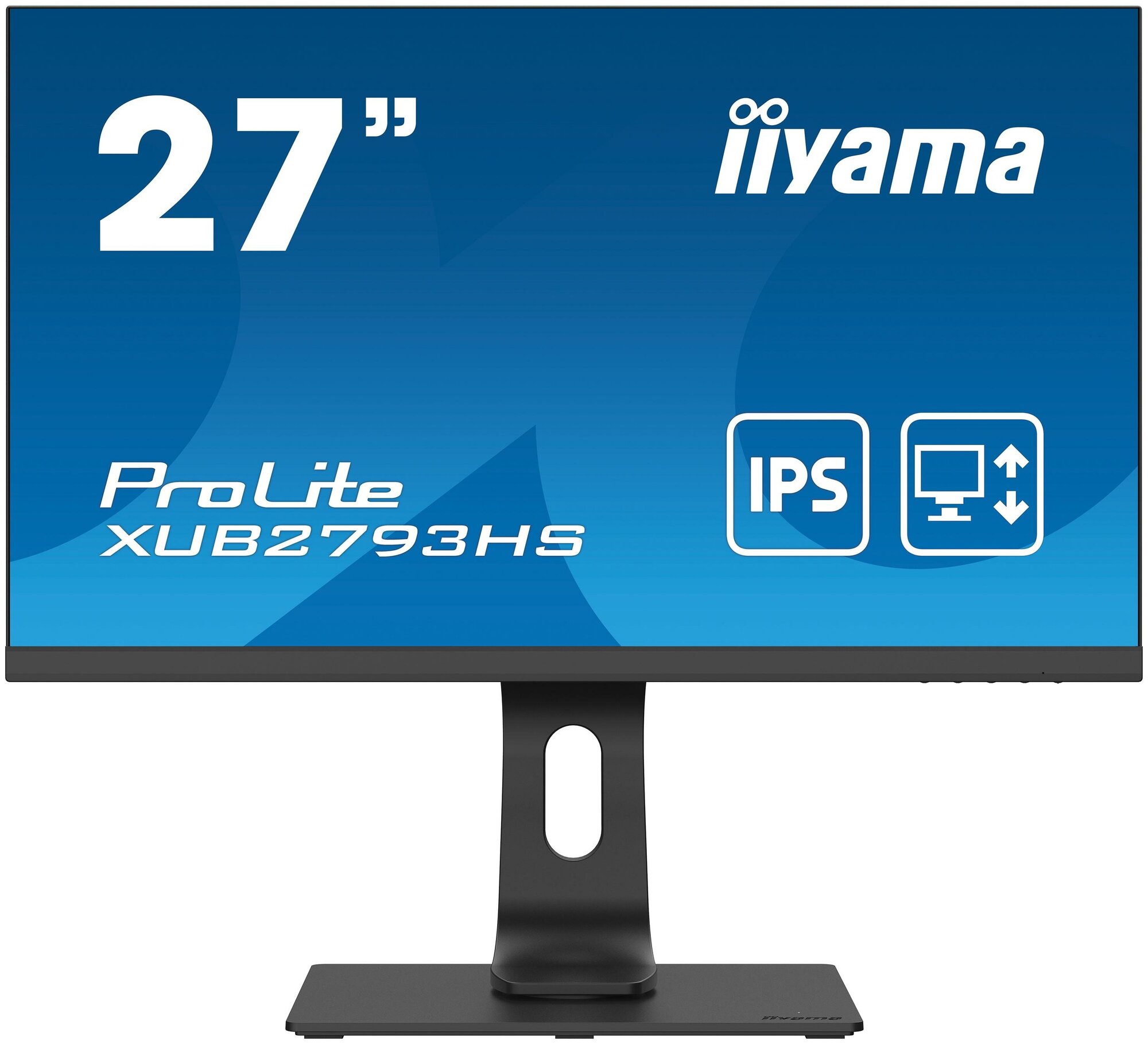 Монитор Iiyama 27 ProLite XUB2793HS-B4 черный IPS LED 4ms 169 HDMI DisplayPort MM Mat HAS Pivot 1