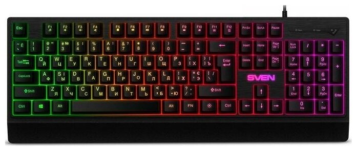 Клавиатура KB-C7150EL 104кл подсветка