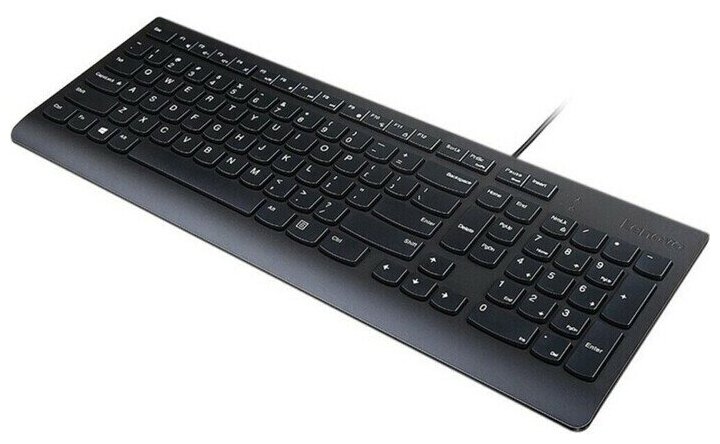 Клавиатура Lenovo проводная (4Y41C68671) черный, 1990820