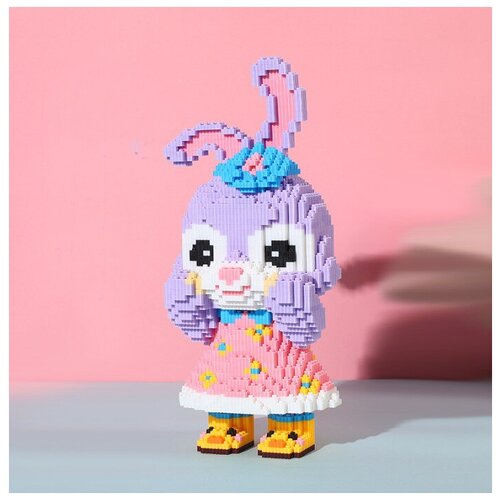 Конструктор из миниблоков / Пластиковый конструктор Зайка в платье (5000 деталей)