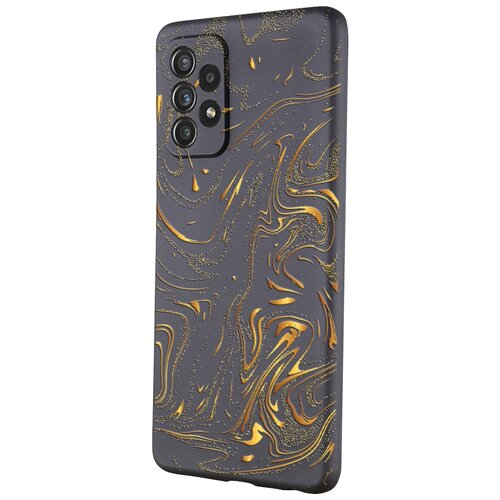 Силиконовый чехол Mcover для Samsung Galaxy A72 с рисунком Золотые пятна силиконовый чехол mcover для samsung galaxy a5 с рисунком золотые пятна