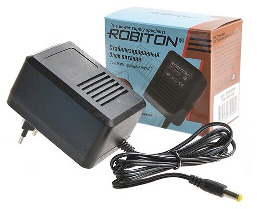 Блок питания Robiton AB9-800S 5.5х2.1/12 (-) 16172