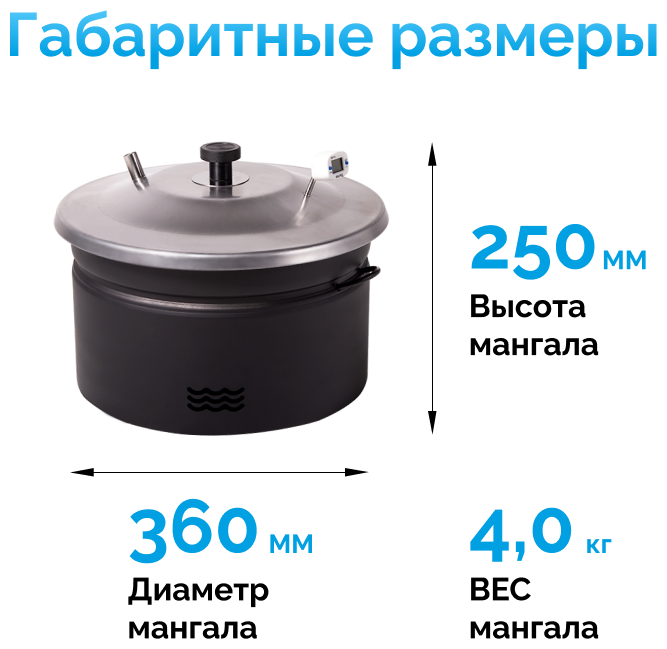 Угольный гриль барбекю для дачи настольная коптильня мангал с решеткой жаровня с крышкой мангальня дома для походов, пикника - фотография № 5