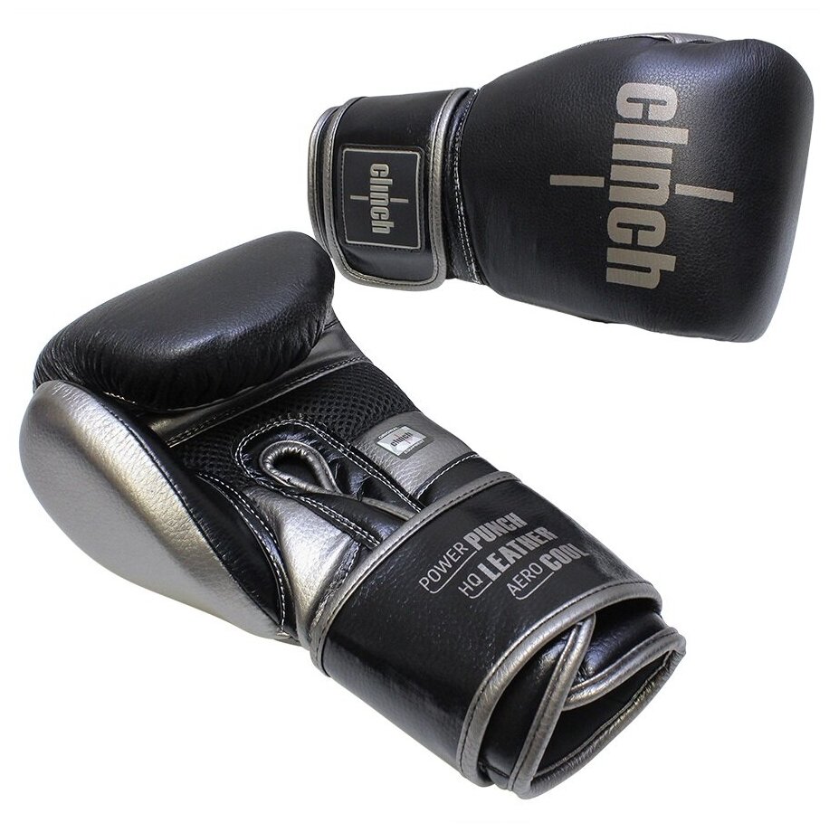 Перчатки боксерские Clinch Prime 2.0 черно-бронзовые, 16 унций Clinch - фото №9