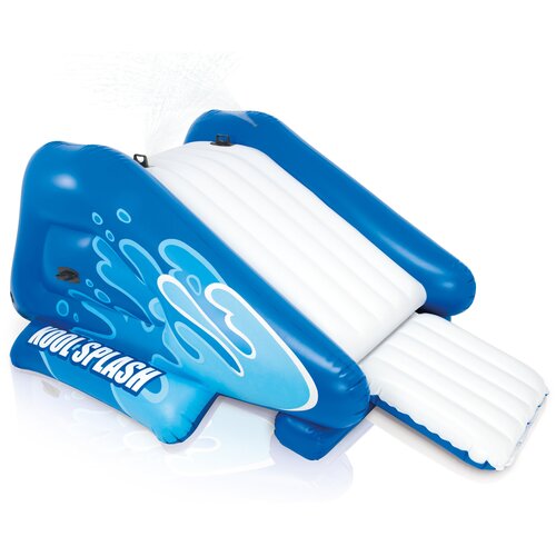 Надувная горка Intex Water Slide 58849 (White\Blue)