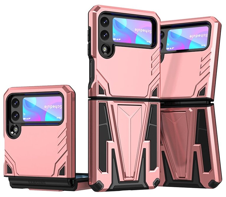 Чехол Rack Case для Samsung Galaxy Z Flip 3 rose gold