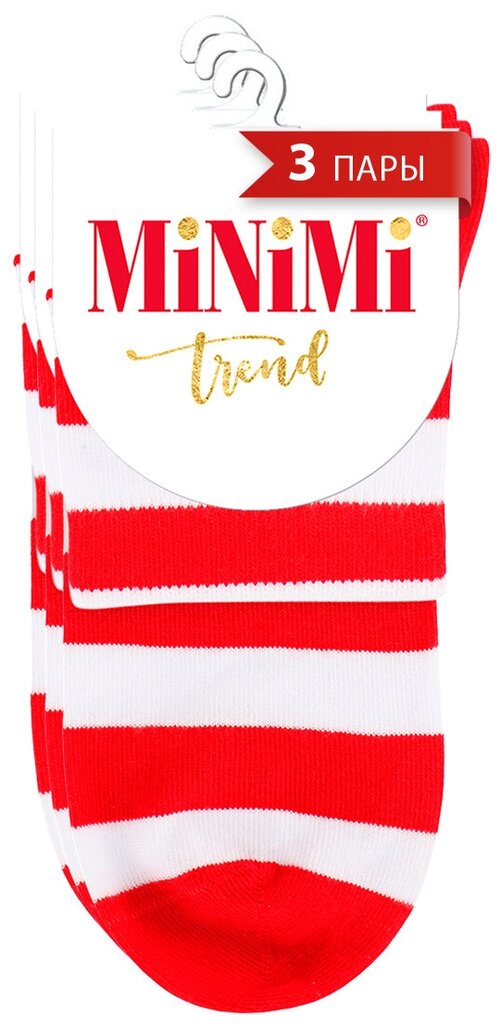 Женские носки MiNiMi средние, размер 39-41 (25-27), красный