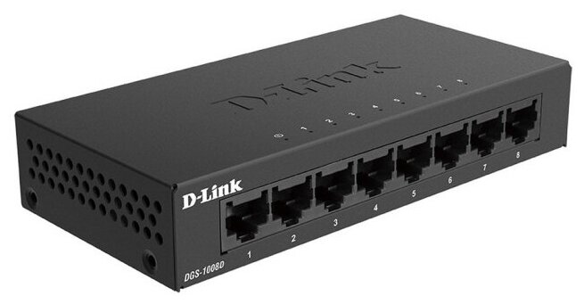 Коммутатор D-link DGS-1008D Количество портов 8x1 Гбитс DGS-1008DK2A