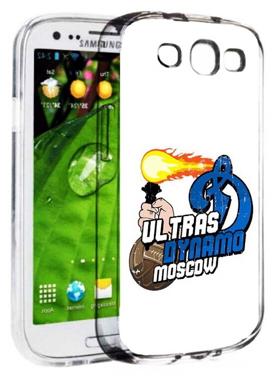 Чехол задняя-панель-накладка-бампер MyPads ФК Динамо для Samsung Galaxy S3 GT-I9300/Duos GT-I9300I противоударный