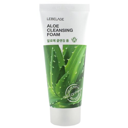 Lebelage Cleansing Foam 100 мл - Aloe Пена для умывания с экстрактом алоэ, зеленый  - Купить