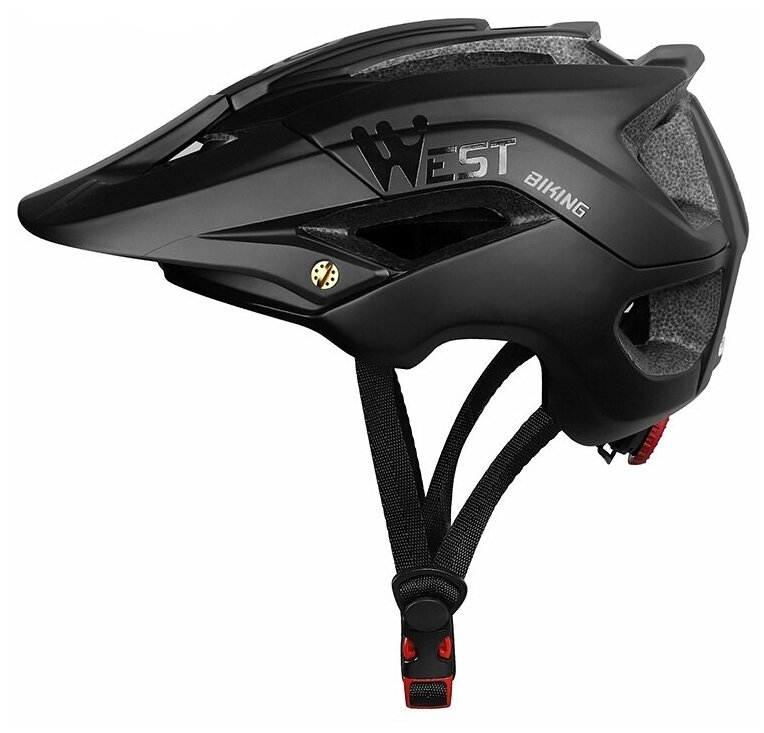 Шлем велосипедный профессиональный West Biking черный
