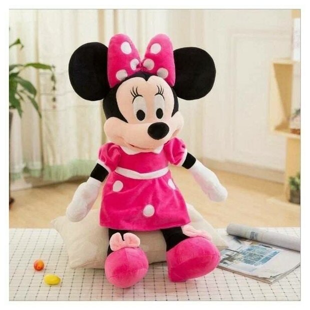 Мягкая игрушка Минни Маус, Minnie Mouse 50 см