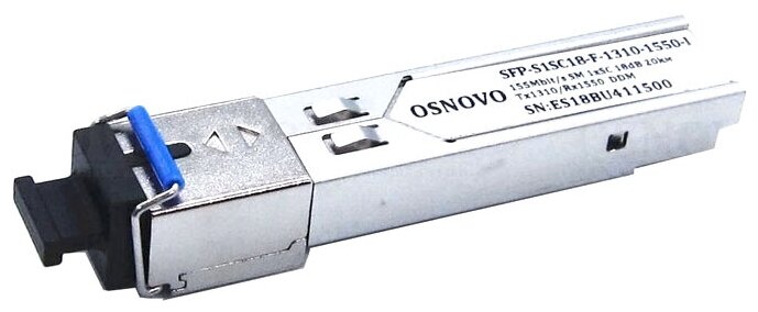 Трансивер Osnovo (SFP-S1SC18-F-1550-1310-I)