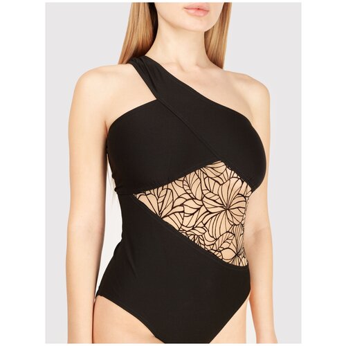 Купальник слитный асимметричный Nicole Olivier RU 46 EU 40 M 8365₽